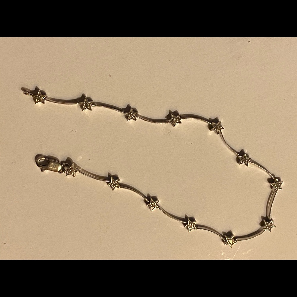 14k white gold bracelet
